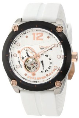 Lancaster OLA0384BN Automatic Silver Dial White Silicone