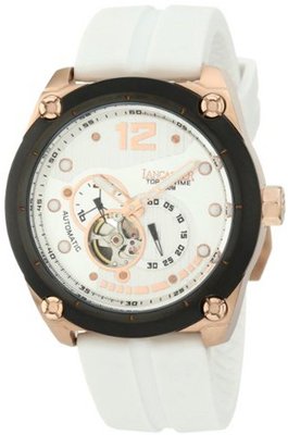 Lancaster OLA0385BN Automatic Silver Dial White Silicone