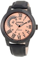 Lancaster OLA0446RG-NR-NR Non Plus Ultra Rose Textured Dial Black Leather