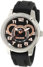 Lancaster OLA0456NR-RG-NR Non Plus Ultra Black Textured Dial Silicone