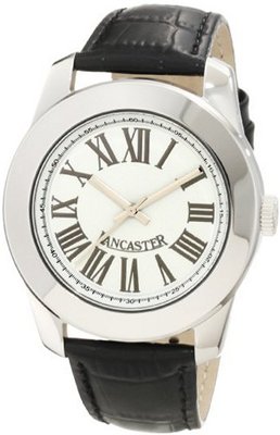 Lancaster OLA0470BN-NR Non Plus Ultra White Dial Black Leather