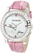Lancaster OLA0476BN-FX Non Plus Ultra Mother-Of-Pearl Dial Lilac Leather