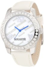 Lancaster OLA0477BN-BN Non Plus Ultra Mother-Of-Pearl Dial White Silk