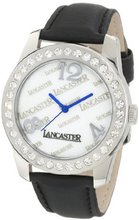 Lancaster OLA0477BN-NR Non Plus Ultra Mother-Of-Pearl Dial Black Silk