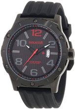 Lancaster OLA0479NR-RS-NR Trendy Black Striped Dial Silicone