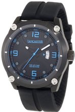 Lancaster OLA0481NR-BL-NR Trendy Black Textured Dial Black Silicone