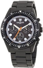 Lancaster OLA0483BKMB-NR-AR Chronograph Black Dial Black Ion-Plated Stainless Steel