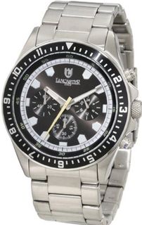 Lancaster OLA0483SSMB-NR-SL Chronograph Black Dial Stainless Steel