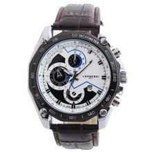 LAOGESHI New Fashion Army Military Leather  Sport Unisex Quartz Wrist 2 Colors