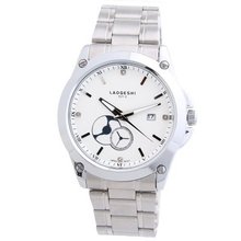 LAOGESHI New Fashion  Military Army Stainless Steel Black White Wrist