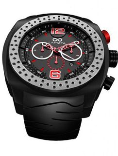 LAPIZTA Accentor 48mm Chronograph Racing - Black and Red L23.1602