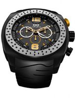 LAPIZTA Accentor 48mm Chronograph Racing - Black and Yellow L23.1603