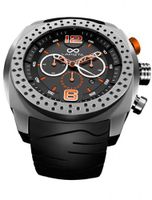 LAPIZTA Accentor 48mm Chronograph Racing - Stainless Steel and Orange L23.1606