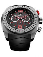 LAPIZTA Accentor 48mm Chronograph Racing - Stainless Steel and Red L23.1605