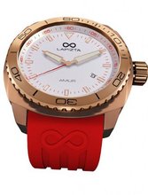 LAPIZTA Amur Ladies Sport - Rose Gold Case, Red Accents, White Dial L26.2104