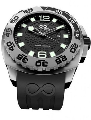 LAPIZTA Audax 300M Diver's - 48mm Black, Stainless Steel L22.1402