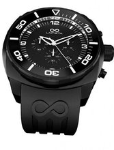 LAPIZTA Zatara Chronograph 48mm Sport - Black Dial w/White Accents L27.2405