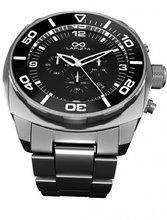 LAPIZTA Zatara Chronograph 48mm Sport - White Accents, Stainless Steel Strap L27.2406