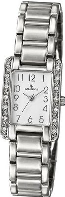 Laurens GS23J900Y Fashion Analog Metal Bracelet Crystals White Dial