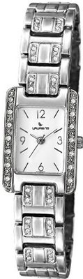 Laurens GS29J900Y Fashion Analog Rectangle Case Metal Bracelet Crystals