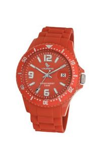 Laurens GW41B924Y Colored Rubber Red Rubber Rotating Bezel Date
