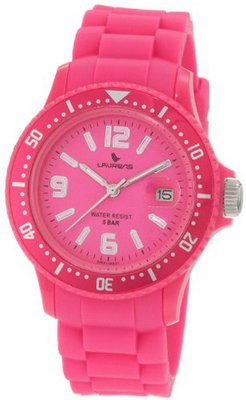 Laurens GW41J902Y Rotating Bezel Pink Rubber