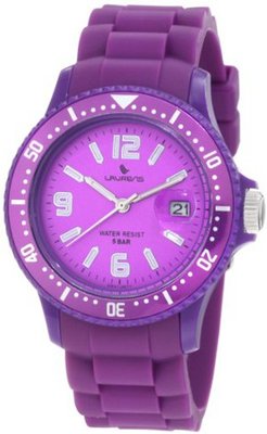 Laurens GW41J907Y Rotating Bezel Purple Rubber
