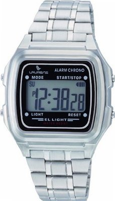 Laurens Kid's L116J904Y Digital Multifunction Silver Strap El Backlight
