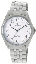 Laurens KW08J900Y Metal Band Analog Stainless Steel Bracelet White Dial