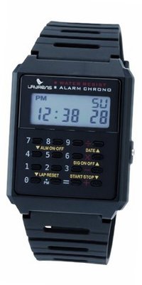 Laurens L123J900Y Digital Black Rubber Strap Multifunction Calculator