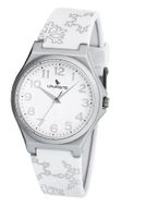 Laurens VR04J900Y Colored Rubber White Dial Snowflake Rubber Strap