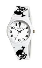Laurens VR04J902Y Colored Rubber White Dial Rubber Skeleton Strap