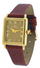 Le Chateau #2200L_GLD Classica Romano Collection Ultra Slim Leather Dress