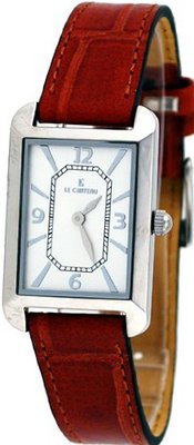 Le Chateau #7022M_NUM_WHT Darvesi Collection Ultra Slim Leather Dress