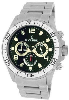 Le Chateau 7072mssmet_blk Sport Dinamica Chronograph