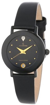 Le Chateau 955lgun_blk Diamond Accented Domed-Crystal