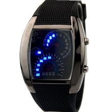 Diver LED  Digital TVG Gift es LED Box Package WLED1066 Black With Blue Light