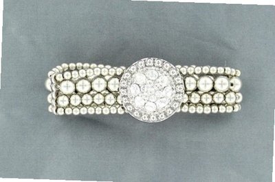 Lightning Ridge 29937 April Birthstone Concho Bracelet Diamond