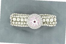 Lightning Ridge 29941 June Birthstone Concho Bracelet Pearl