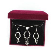 Lightning Ridge 29983 Spur Jewelry Set Silver