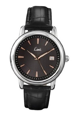 Limit Quartz with Black Dial Analogue Display and Black PU Strap 5448.01