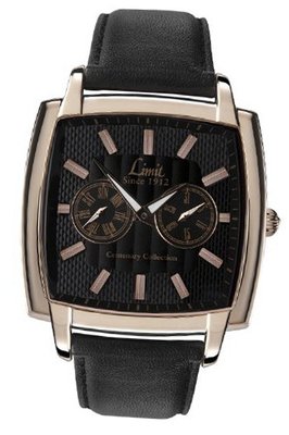 Limit Quartz with Black Dial Analogue Display and Black Strap 5887.25