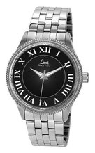 Limit Quartz with Black Dial Analogue Display and Silver Stainless Steel Bracelet 5914.01