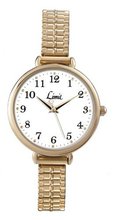 Limit Quartz with White Dial Analogue Display and Gold Bracelet 6963.01