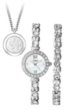 Limit Quartz with White Dial Analogue Display and Silver Bracelet 6010G.52