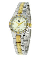 Lip 10823842 Analog Quartz with Two-Tone Metal Bracelet
