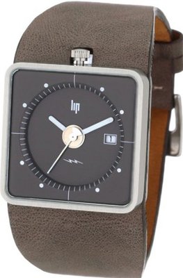 Lip 187 12 92 Big TV Quartz Taupe Dial
