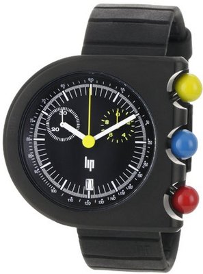 Lip 189 25 12 Mach-Dark Master Quartz Black Dial
