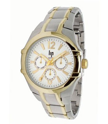 Lip Style Analogue Quartz 1038232 Two-tone Steel Strap White Dial