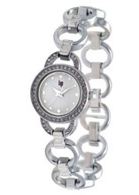 Lip Style Analogue Quartz 10837932 White Metal Strap White Dial